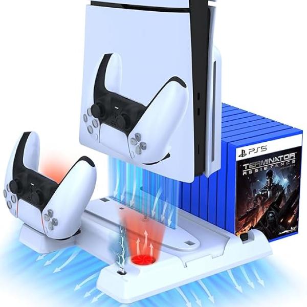 PS5 Slim Stand and Cooling Station